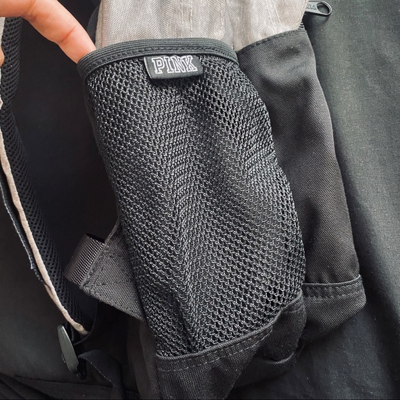 PINK Gray and Black Backpack - Picture 10 of 12